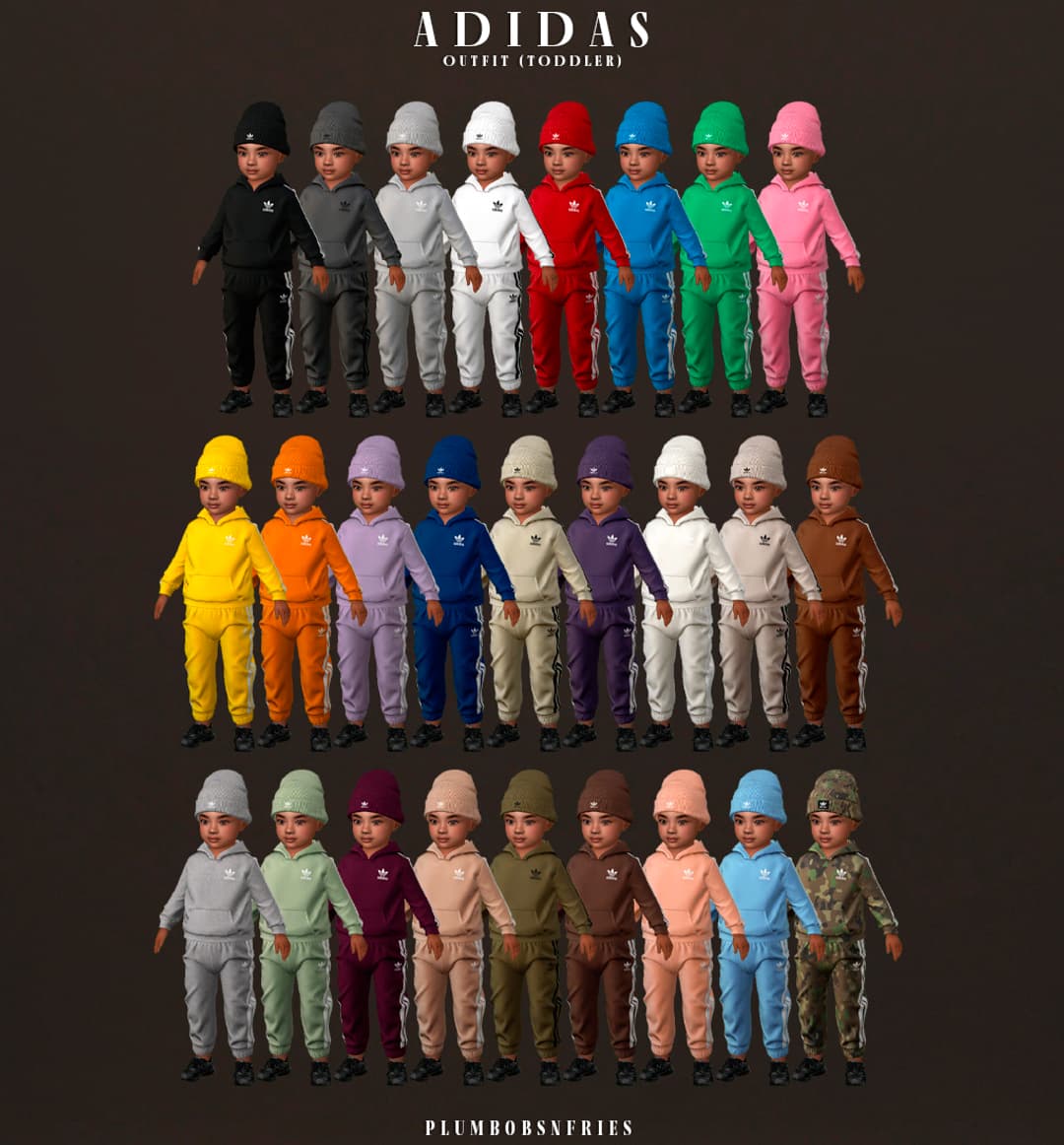 Галерея мода Сет одежды ADIDAS outfit APR 2024 (toddler) #1
